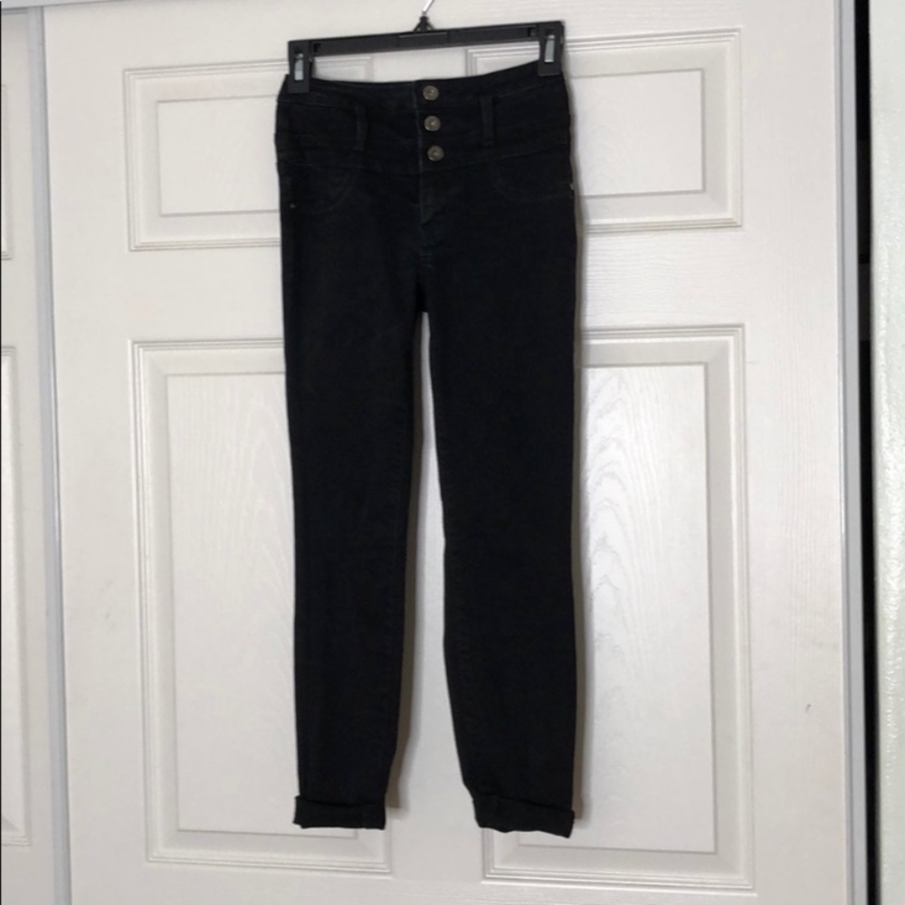 High waisted Button Up Jeans